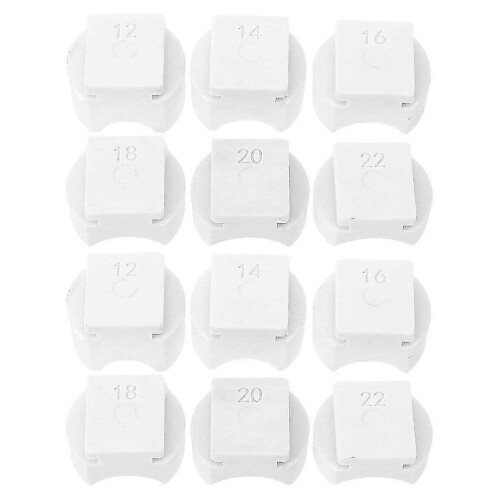 12pcs Plastic Ring Bender Dies Compatible with 26s Jewelry Making Tools Replacement
