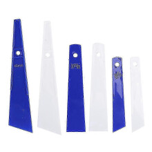 Ensemble d'outils pour racler la colle en plastique pour le bricolage en cuir, 6 pièces.