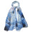 Women's Lotus Pattern Georgette Scarf Thin Shawl Wrap 160x50cm 1