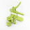 25/32/37/44mm Button Maker Machine Mold Compatible with Green Badge Machine, Engineering Plastic and Steel Construction 1