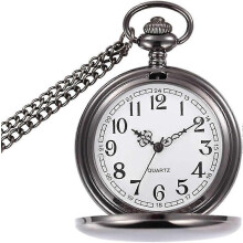 Vintage quartz zakhorloge met roestvrijstalen band voor mannen en vrouwen