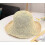 Beige Foldable Straw Sun Hat for Women with Adjustable Drawstring Wide Brim 2