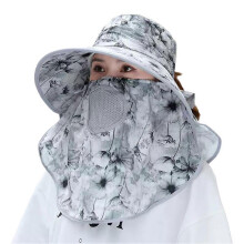 Cappello da sole in chiffon, modello Landscape, a tesa larga, anti-UV, traspirante, arrotolabile, 56-58 cm, in fibra di poliestere.