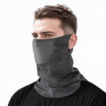 Men's Ice Silk Half Face Mask, Sun UV Protection Camouflage, for Summer Outdoor Cycling Hiking Fishing