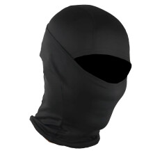 Balaclava Unisex Full Face Covering, UV and Wind Protection, Breathable for Outdoor Skiing Running Motorcycling, Black