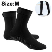 Meias de Mergulho 3mm Neoprene, Antiderrapante Areia Impermeável, para Esportes Aquáticos Mergulho Surfe Snorkeling