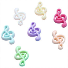 Resin Musical Note Flatback Embellishments for Scrapbooking, Phone Case, DIY Crafts