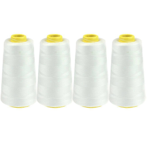 Polyester Sewing Thread 4-Pack 2300 Yards for Household Hand Machine Use