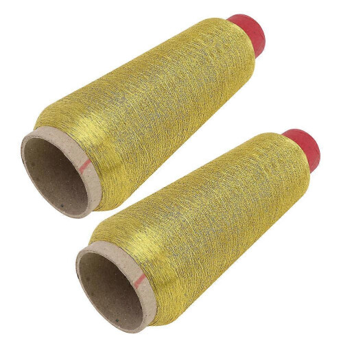 2 Rolls Reflective Glitter Embroidery Thread Kit for Machine Sewing DIY Craft 2