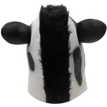 Latex koeienhoofdmasker voor Halloween, geschikt voor verkleedfeestjes, voor volwassenen en kinderen.