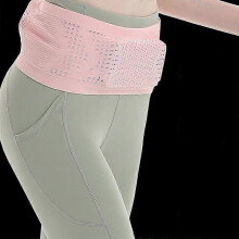 Torba na pas, bezszwowa, niewidoczna, unisex, do biegania, siłowni, fitnessu, joggingu, jazdy na rowerze, nylonu, poliestru