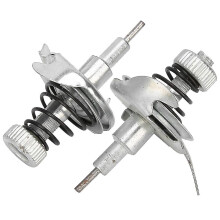 Lot de 2 tendeurs de fil métalliques 5 x 3,7 cm compatibles avec la machine à coudre à pédale Flyingman Butterfly Bee Antique