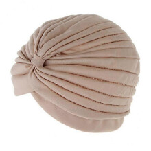 Chemo-Turban für Damen, 100 % Polyester, dehnbares Kopftuch, Khaki