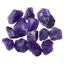 Bloc de pierre précieuse brute d'améthyste violette pour l'aromathérapie, décoration artisanale, 5 x 4 x 3 cm