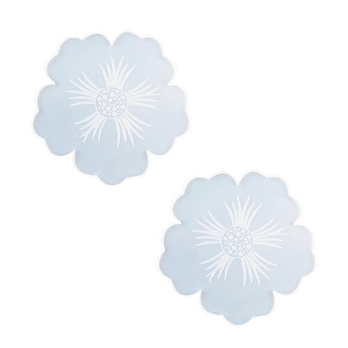 Silicone Mold Flower Shape for DIY Epoxy Coaster Mould 4Pcs Set