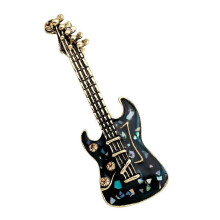 Gitarrenbrosche für Herren, Modeschmuck aus Legierung