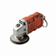 Mini Grinder -avaimenperä, työkaluharrastaja, keräilyesine, yksityiskohtainen pienoismallikopio
