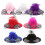 DIY Mini Hat Craft Set for Dolls, 6-Pack Polyester Decorative Accessories 1
