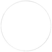 Runde Acrylglasplatte, transparent, 30 cm Durchmesser, 3 mm dick, für DIY-Bastelrahmen