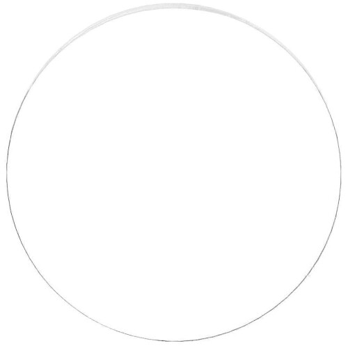 Round Acrylic Sheet Circle Clear 30cm Diameter 3mm Thick for DIY Craft Frame
