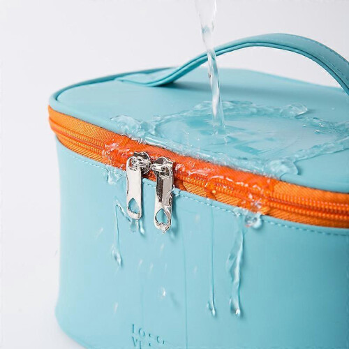 Make-uptasje van PU-leer, waterdicht, reisorganizer met ritssluiting 2