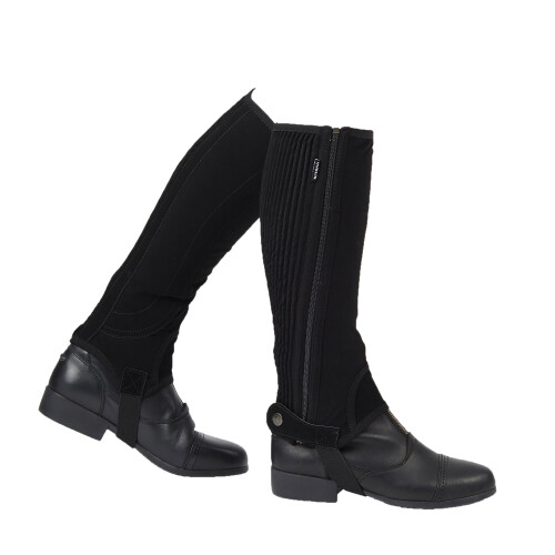 Dublin (Small, Black) Dublin Childrens/Kids Easy-Care Half Chaps II 1