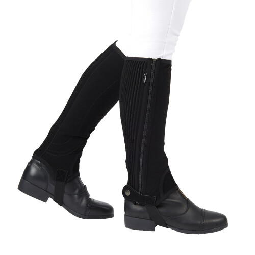 Dublin (Small, Black) Dublin Childrens/Kids Easy-Care Half Chaps II 2