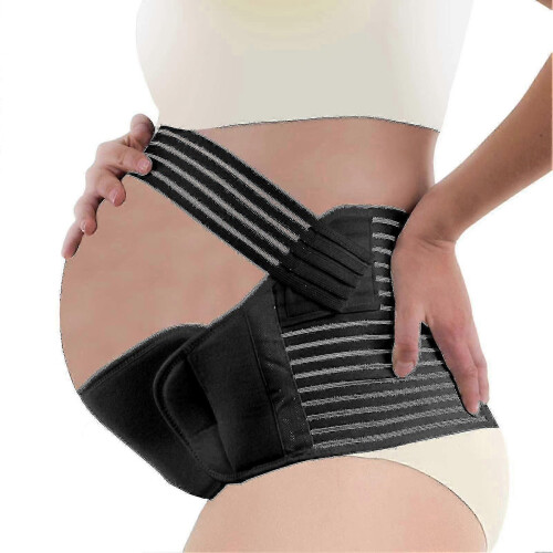Pregnancy Support Belt 3 in 1 Maternity Belt Adjustable Breathable Material for Back Support