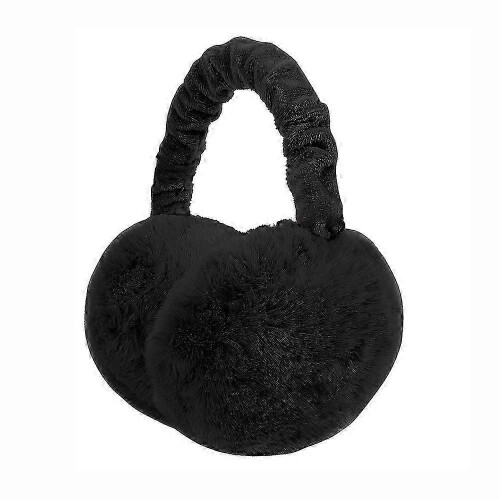 Women's Earmuffs Foldable Adjustable Winter Ear Warmers Plush Soft
