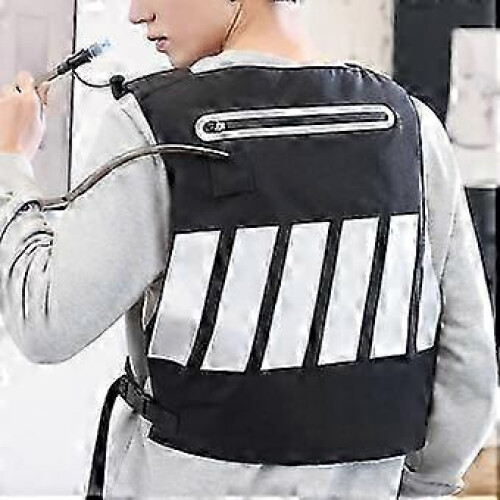 Men's Cycling Chest Harness Bag with Reflective Strips, Adjustable Shoulder Straps 2
