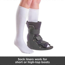 Orthopedic Walking Boot Replacement Sock Liner Pack of 2, Universal Fit for All Walker Boots, Moisture Wicking
