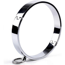 Collana girocollo unisex, anello a O rimovibile, lega di zinco medicale ipoallergenica, 2 misure disponibili