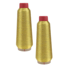 Kit de broderie au point de croix avec 2 rouleaux de fil à broder à paillettes réfléchissantes pour loisirs créatifs et couture.