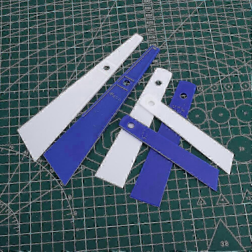 Plastic Glue Scraper Tool Set for Leather Craft DIY, 6PCS Thin Soft Glue Spreaders 2
