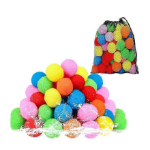 (60pcs, Color 1) Reusable Water Sponge Balls, Kiddospace Reusable Water Sponge Balls