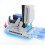 Multi-Function Cooling Base for PS5 Slim Game Console with Disc Storage RackSuitable for PS5 Controller Two- Charger 9