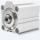 Pneumatic Cylinder SDA 100 Bore Series Double Acting 50mm Stroke Compact Thin Air Cylinders 5