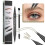 (01) 2-in-1 Dual-Ended Eyebrow Pen with Micro-Fork-Tip Applicator and Precise Brush-Tip 1