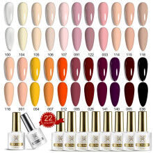(Vintage Muted Set) 24 Colors Gel Nail Polish Set UV LED Soak Off Gel Kit 8ML Each Full Color Series Long Lasting