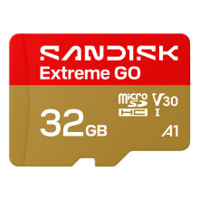 Scheda microSD - SANDISK - Extreme GO 32 Go - microSDHC UHS-I - U3 V30 - 100 Mo/s lettura