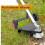 (26cm) Stainless Steel Lawn Mower Wheel - Adjustable Universal Support Frame for Mobile Hand Mower 4