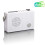 Portable DAB+/FM Radio with Alarm, White, Battery-Powered 2