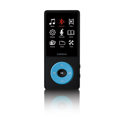 MP3/MP4 Player with Bluetooth, 8GB Memory, Blue 1