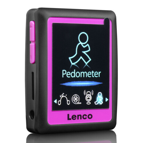 MP3/4 Player with Pedometer, 4GB, Pink, Expandable Memory 2