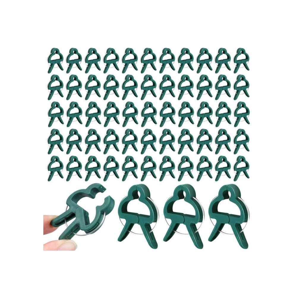 100 Reusable Plant Support Clips, Tomato Vine Clips For Garden Plants, Durable Plant Fasteners For Stems And Vines 6083684418600