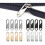 16 Pcs Zipper Pull Tabs, Assorted Colors, Replacement Slider Pulls for Clothing, Bags and Jeans Repair 1