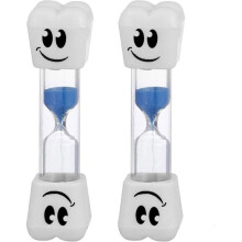 2 Minute Smiley Face Hourglass Timer, Multi Color Sand Timer for Kitchen, Study, Office and Home Use