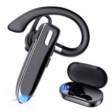Bezdrôtová Bluetooth slúchadlová súprava s USB-C nabíjaním, vodeodolné slúchadlo na použitie v kancelárii, pre