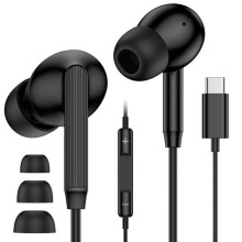 Káblové slúchadlá do uší s USB-C pre Samsung Galaxy A16 A17 A26 A36 A55 A56 S21 S22 S23 S24 FE S25 Ultra