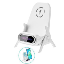 Bezdrôtová nabíjacia stojanová kolíska 15 W, ergonomický držiak na smartfón, rýchle indukčné nabíjanie, magnet